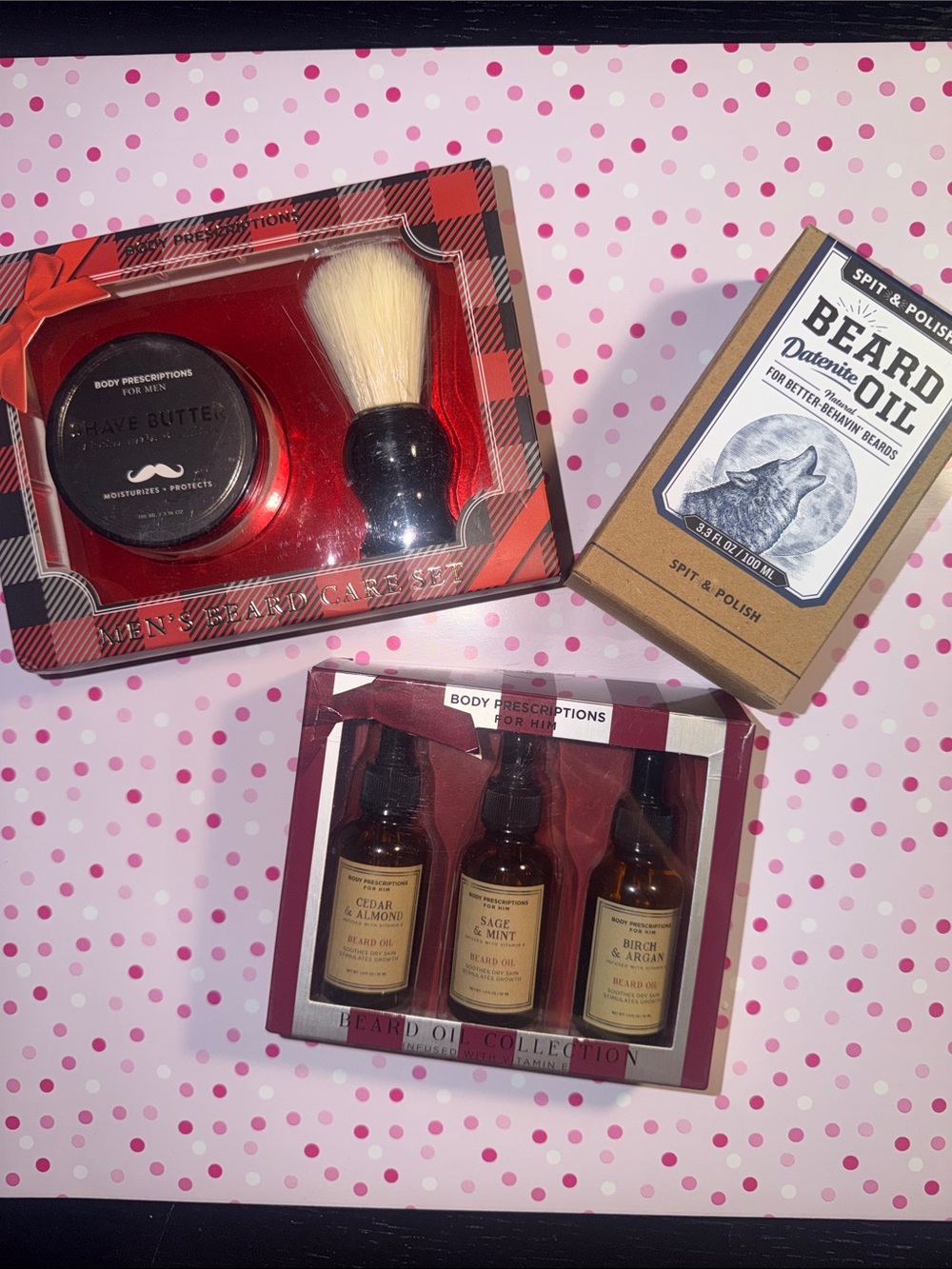 Beard Grooming Items - NWT